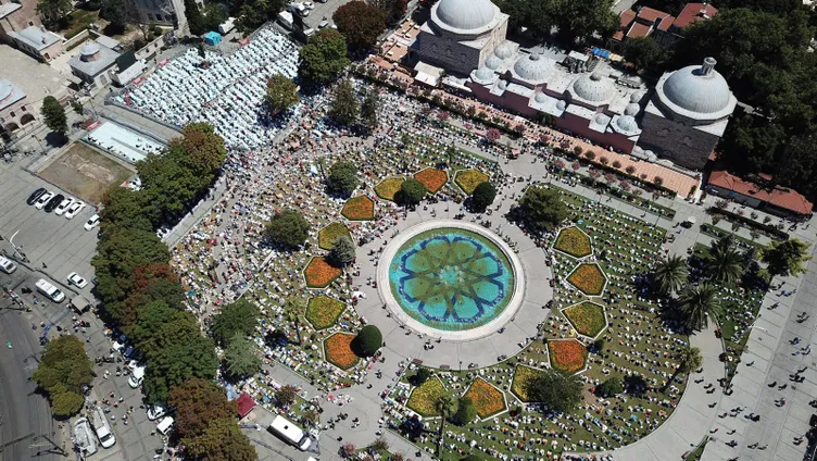 Ayasofya'daki büyük gizem! İlk kez görüntülendi