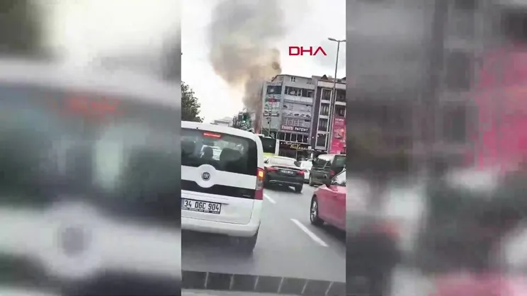 İstanbul Esenyurt'ta iş yerinde yangın