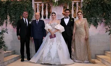 MHP Lideri Bahçeli, Gölbaşı Belediye Başkanı Şimşek’in kızının düğününe katıldı