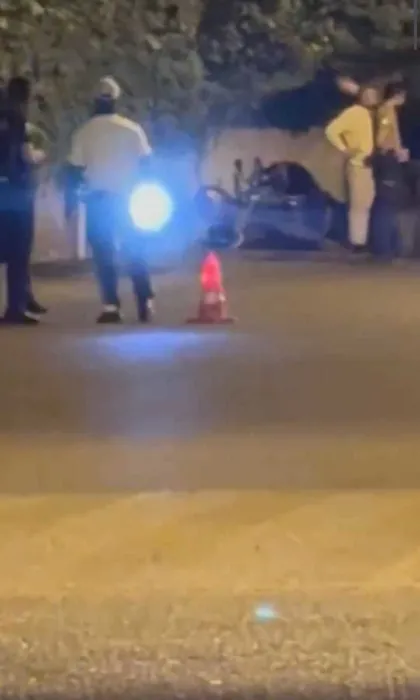 Otomobille polise çarptı: İfadesi pes dedirtti!