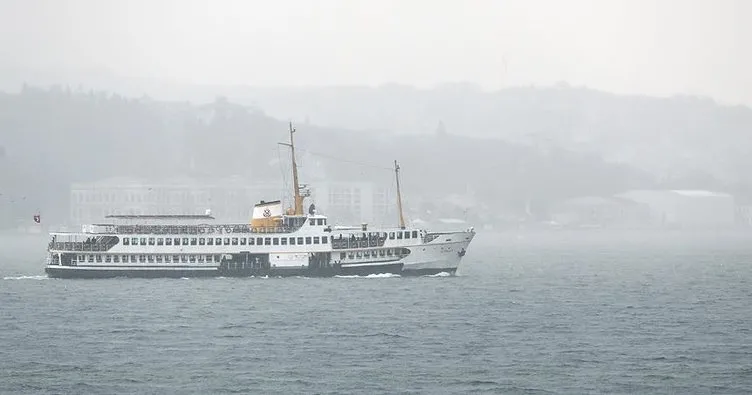 İstanbul’da bazı deniz seferleri iptal oldu