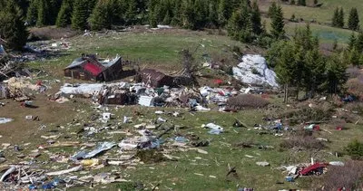 Sis Dağı’nda yaşanan çığ felaketinin boyutu karlar eriyince ortaya çıktı! #trabzon