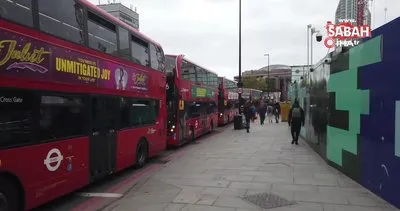 Londra’daki grev metro ulaşımını felç etti | Video