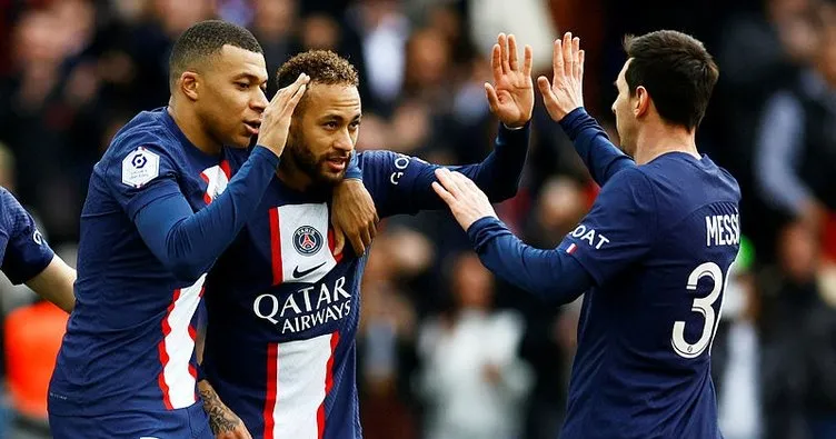 Paris St Germain’de Mbappe, Messi ve Neymar rüzgarı esiyor! 3 oyuncu toplam 64 gol kaydetti...