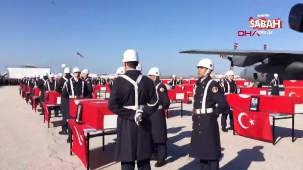 Son dakika! Van Jandarma Filo Komutanlığı'nda Van Bahçesaray'daki çığ şehitleri için tören | Video
