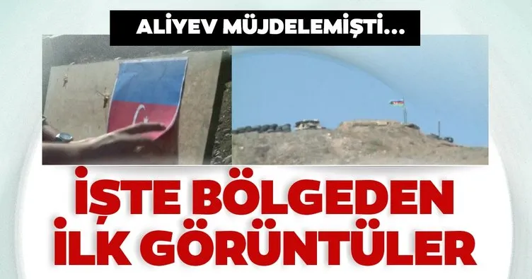 Son Dakika Haberi! Aliyev müjdelemişti! Bölgeden ilk görüntüler paylaşıldı