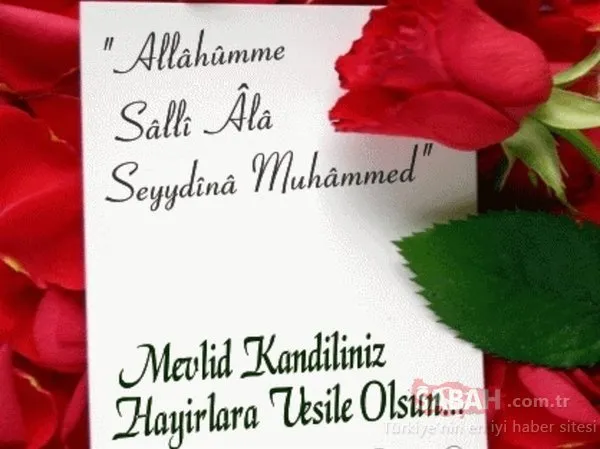 Sevdikleriniz bir mesaj uzağınızda; 2019 en güzel resimli kandil mesajları; kısa ve uzun Mevlid Kandili sözleri...