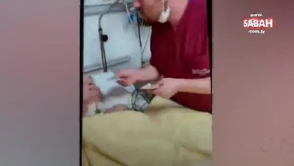 Özel hastanede skandal görüntüler! Yaşlı hasta kadının suratına para atıp dalga geçtiler | Video