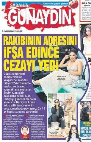 Rakibinin adresini ifşa edince davalık olmuşlardı! Güzellik uzmanı Sevim Alan’ın itirazına ret!