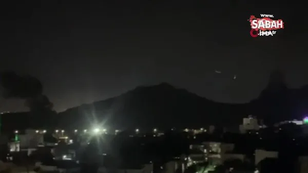 Yemen'in başkenti Sana'ya hava saldırısı | Video