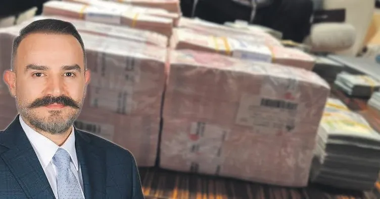 Evinden adeta servet çıktı