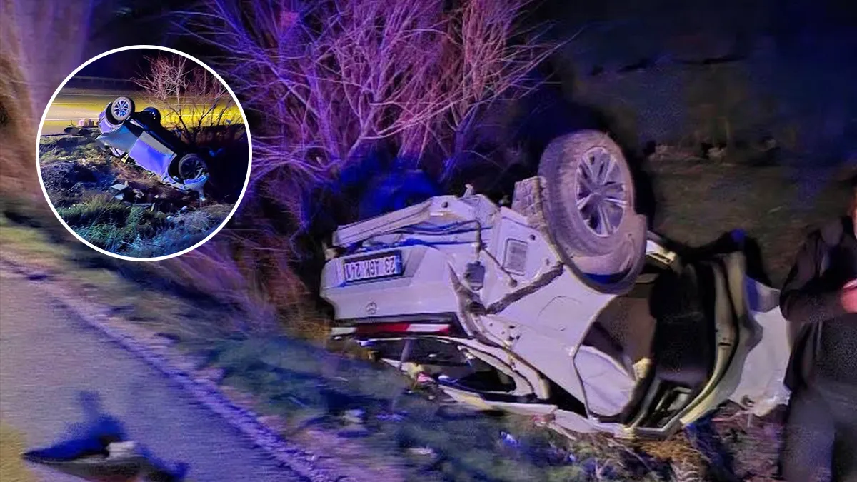 Elazığ’da kabus gibi kaza! Kontrolden çıkan araç taklalar attı: Yaralılar var! Elazığ’da kabus gibi kaza! Kontrolden çıkan araç taklalar attı: Yaralılar var!