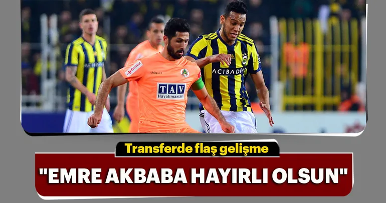 Emre Akbaba hayırlı olsun
