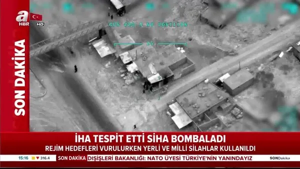 İdlib'de şehit olan Mehmetçiklerin intikamını yerli ve milli silahlarımız böyle aldı  Video