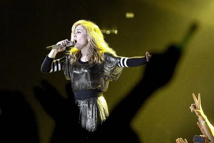 Madonna konserinden kareler