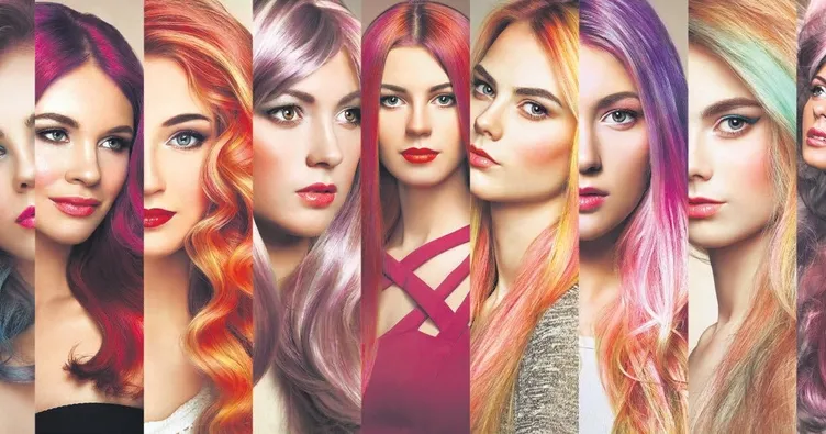 Modumuzu renkli saçlarla yükseltiyoruz
