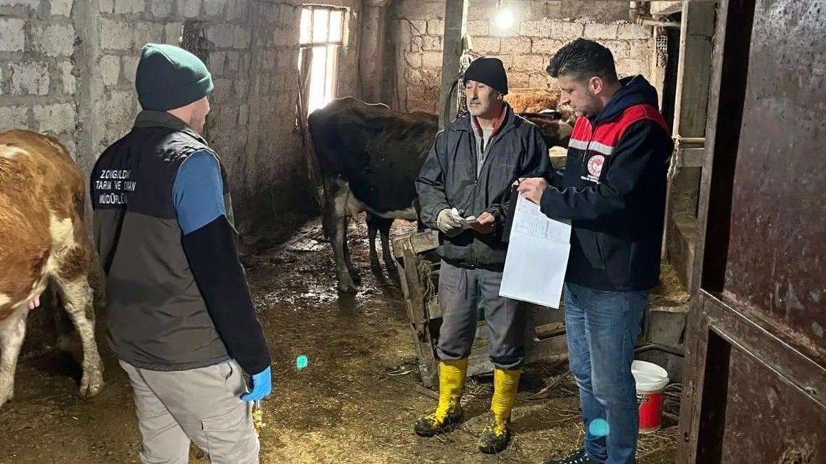 Zonguldak’ta bir köyde karantina başlatıldı Zonguldak’ta bir köyde karantina başlatıldı