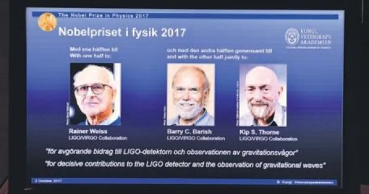 Nobel Fizik Ödülü ‘Yıldızlararası’na gitti