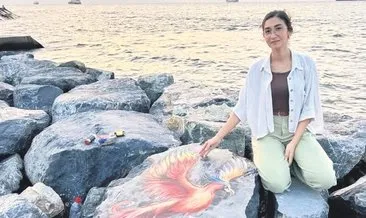 Umudun resmini taşlara çiziyor #hatay
