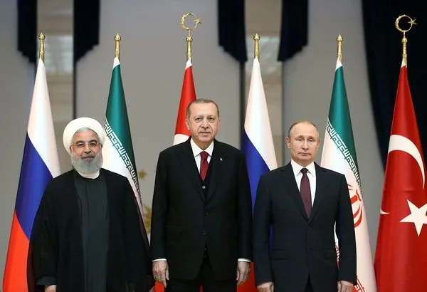 Türkiye-Rusya-İran Üçlü Zirvesi'nden yansıyan kareler