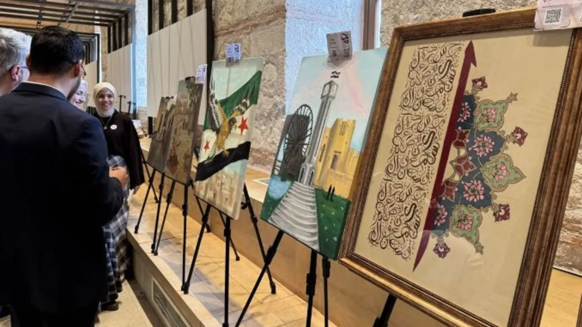 Suriye’nin kültürel mirası Rami Kütüphanesi’nde tanıtıldı Suriye’nin kültürel mirası Rami Kütüphanesi’nde tanıtıldı