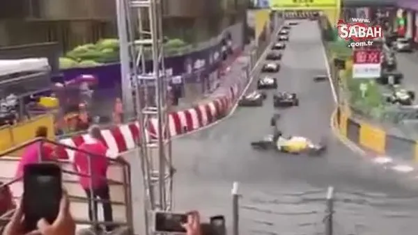 17 yaşındaki sürücü Floersch, Macau'da F3 yarışlarında korkunç bir kaza yaptı