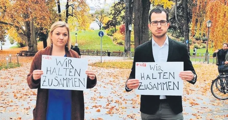 Teröre karşı duruş sergilediler