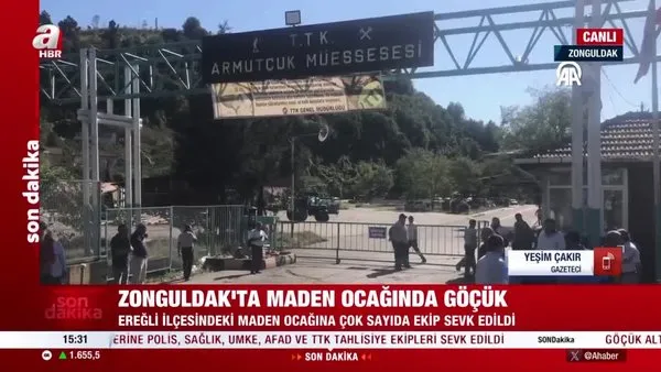 SON DAKİKA! Zonguldak’ta maden ocağında göçük! 4 işçi göçük altında | Video