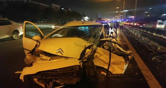 Basin Ekspres Yolunda Feci Kaza 1 I Agir 3 Yarali En Son Haber