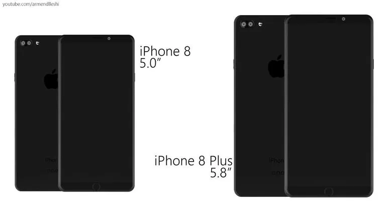 Karşınızda iPhone 8 ve iPhone 8 Plus konseptleri