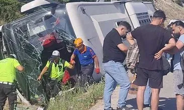 Kazadan önce, otobüsteki yolculara polis uygulamasında emniyet kemeri taktırılmış #eskisehir