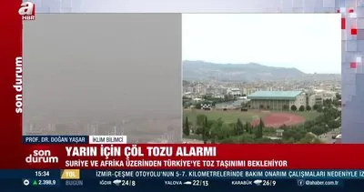 Türkiye genelinde Çöl tozu alarmı! Yarına dikkat | Video