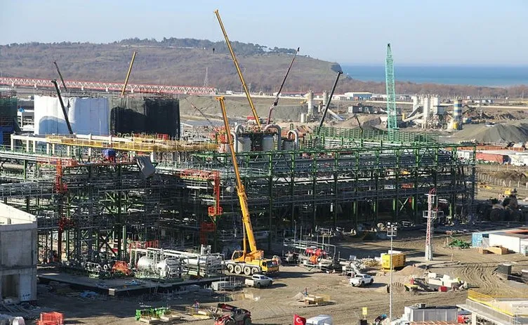 Bağımsız Türkiye’nin enerji üssü! SABAH Karadeniz gazının işleneceği Filyos Limanı’nı görüntüledi