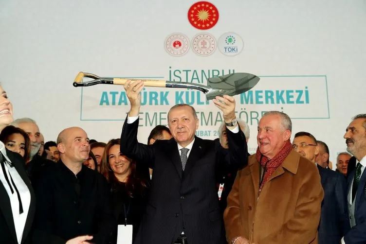 Yeni Atatürk Kültür Merkezi'nin temel atma töreni gerçekleştirildi