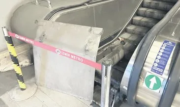 İzmir Metrosu’nda yürüyen merdiven tepkisi