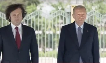 Gürcistan Başbakanı Ankara’da: Başkan Erdoğan Külliye’de karşıladı