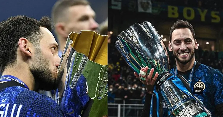 İtalya Süper Kupası’nın sahibi İnter oldu! Hakan Çalhanoğlu 9 yıl sonra ilki yaşadı