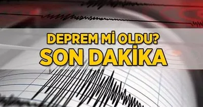 Ankara’da deprem! Az önce Ankara’da deprem oldu mu, nereden hissedildi?