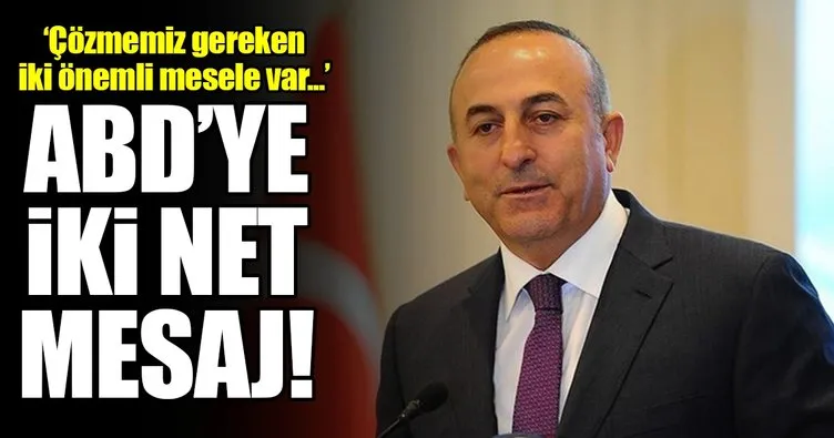 Dışişleri Bakanı Mevlüt Çavuşoğlu’ndan ABD’de kritik açıklama!