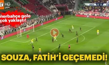 Fenerbahçe’de Souza, kaleci Fatih’i geçemedi