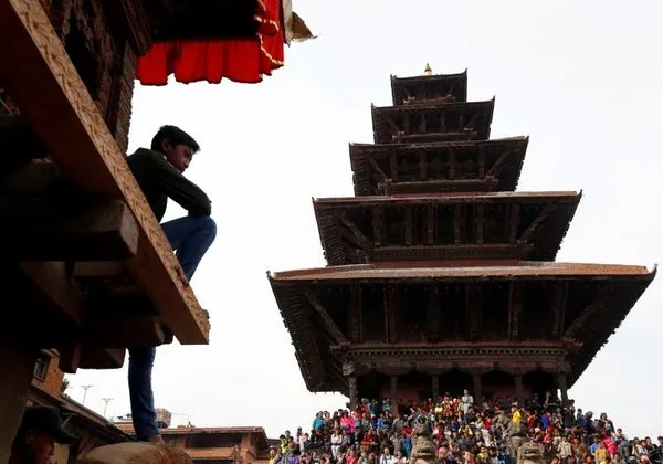 Nepal'in yeni yıl festivali: Bisket Jatra