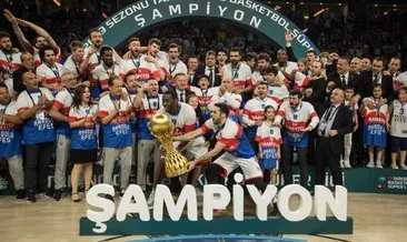 10 yıllık hasret sona erdi! Tahincioğlu Basketbol Süper Ligi’nde şampiyon Anadolu Efes