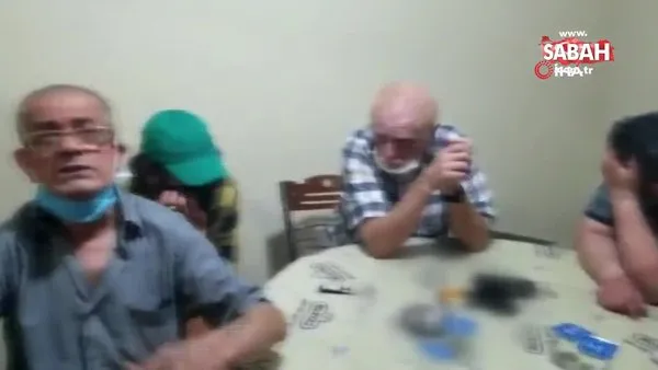 Çilingire kapıyı açtırdılar, 15 kişi kumar oynarken yakalandı | Video