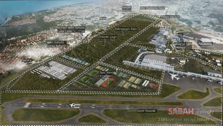 Atatürk Havalimanı Millet Bahçesi için büyük gün yarın: Türkiye’nin en büyük parkı olacak