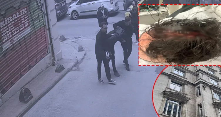Beyoğlu’nda dehşet anları! Kaldırımda yürürken...