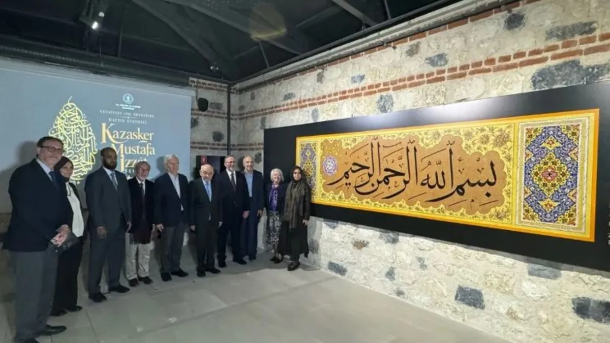 Gündem Yaratıyor: "Vefatının 150. Senesinde Hattın Efendisi: Kazasker Mustafa İzzet Efendi" sergisi faaliyete başladı