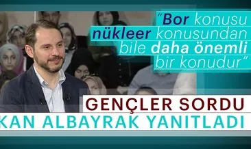 Gençler sordu, Bakan Albayrak yanıtladı