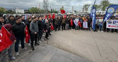 TÜPRAŞ işçisi tam gün eyleme başladı!