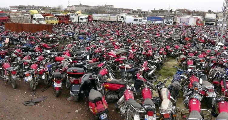 Şanlıurfa’da çürümeye terk edilen motosikletler ekonomiye kazandırılıyor!