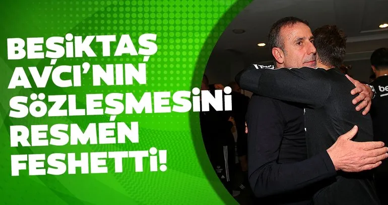 Beşiktaş’ta Abdullah Avcı’nın sözleşmesi resmen feshedildi